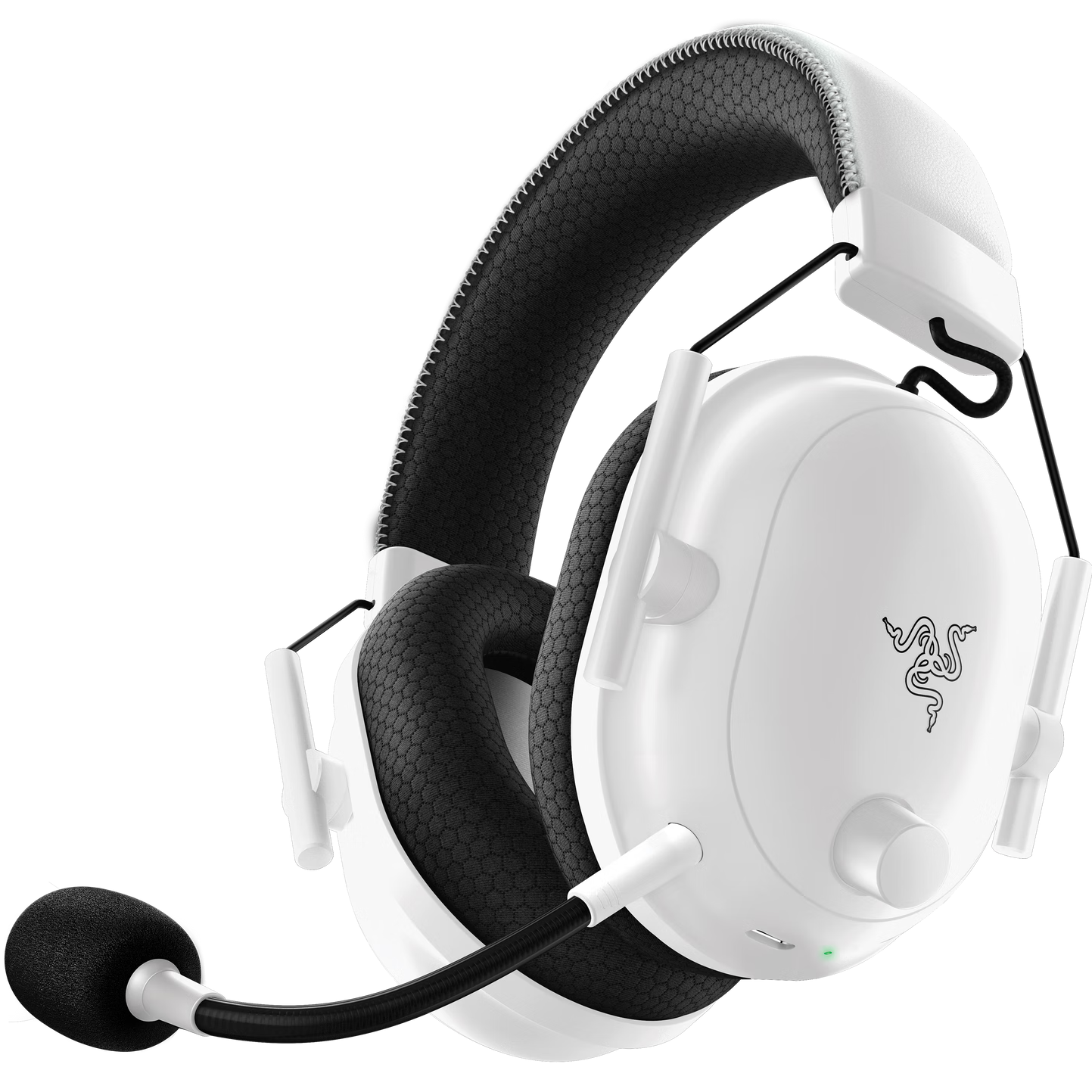 雷蛇（Razer）旋風(fēng)黑鯊V2專業(yè)版Pro 2.4G+藍(lán)牙 無線頭戴式電競游戲耳機耳麥 PC/PS/Switch 白色 適配三角洲行動 742.99元（需領(lǐng)券）