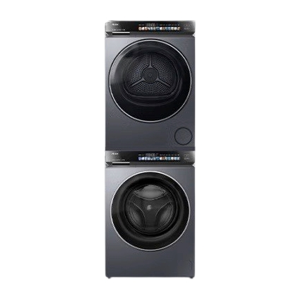 国家补贴：海尔 Haier 追光系列 XQG100-BE376XS+GA100-S376XS 热泵式洗烘套装 券后5731.01元