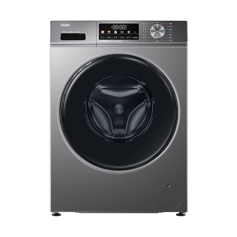 618预售、PLUS会员：Haier/海尔 洗衣机 EG100HMATE29S 10kg洗烘一体  1361.2元包邮