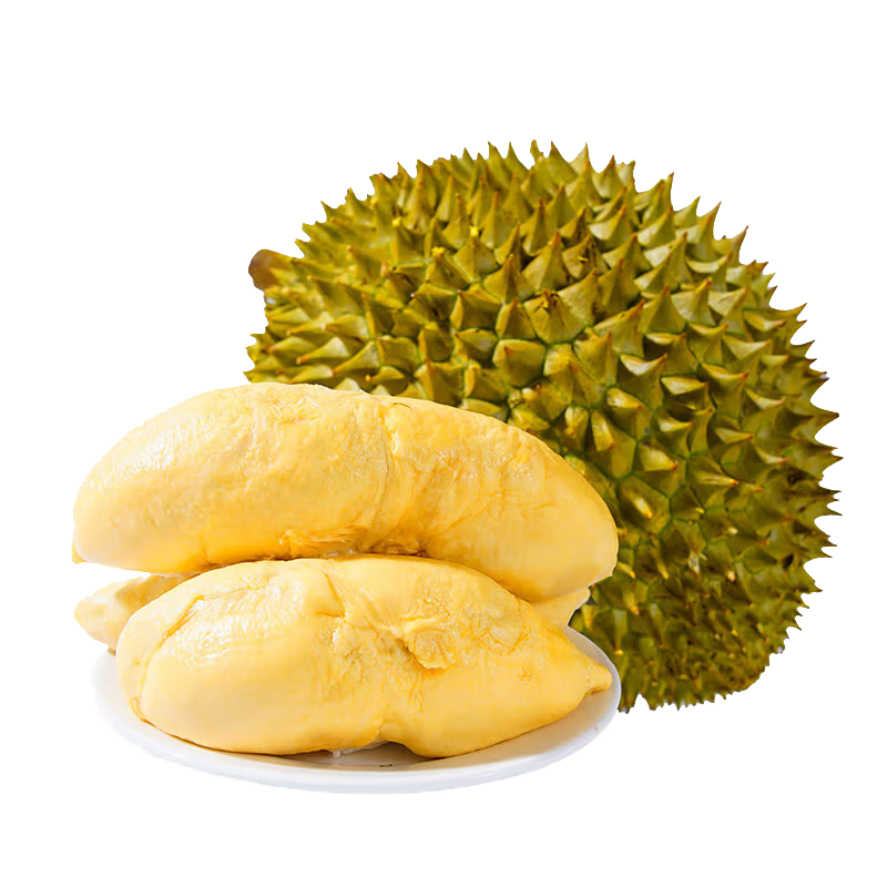 再降價(jià)、微信小程序、PLUS會(huì)員：京鮮生 泰國(guó)金枕頭榴蓮 2-4個(gè)裝 總重14斤以上 319.51元包郵