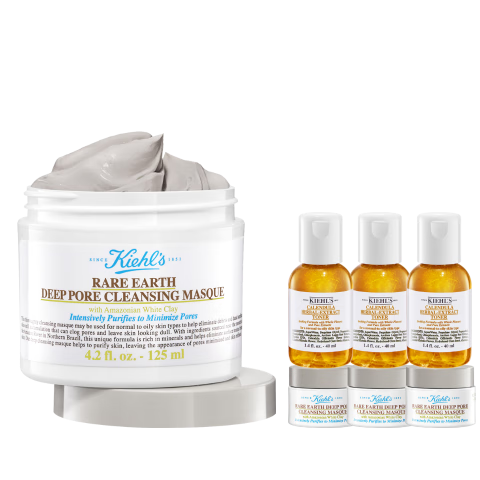 科颜氏（Kiehls）白泥清洁面膜125ml祛痘控油去角质护肤品 礼盒送女朋友礼物 287.55元（需plus会员，需领券）