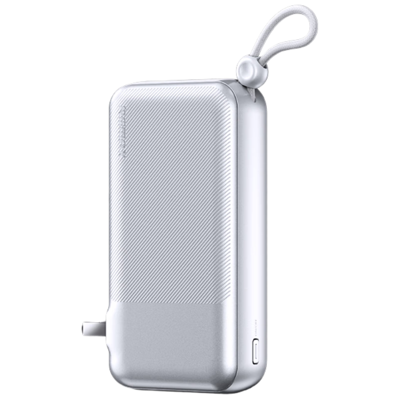 限地區(qū)、plus：remax睿量充電寶20000毫安自帶線AC插頭22.5W快充三合一便攜移動電源適用蘋果16華為小米可上飛機銀色 97.38元（需領(lǐng)券）