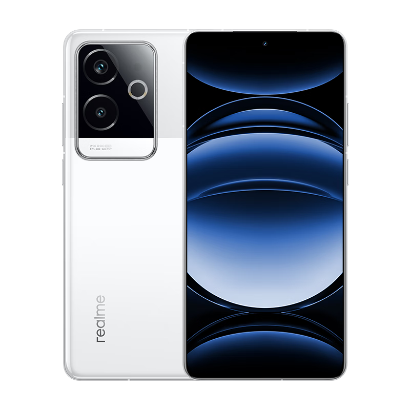 學生價、plus會員、國補：realme真我 GT6 驍龍8旗艦芯 6000nit電競直屏 5800mAh電池+120W快充游戲手機12+256光年白 1343.09元
