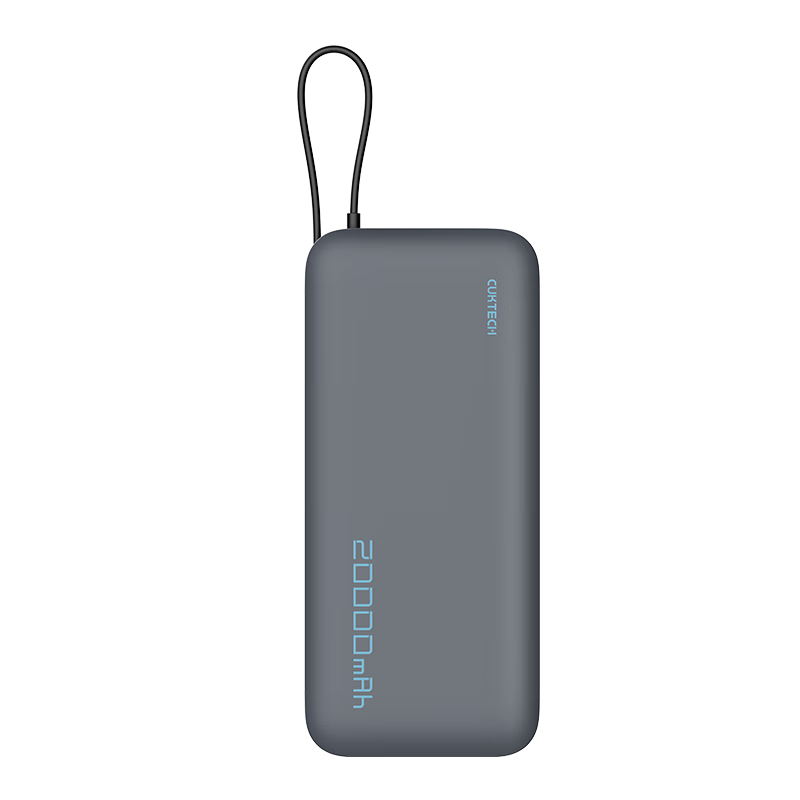 20點、再降價:酷態(tài)科 PB200N 電能塊移動電源 20000mAh Type-C 55W 星云灰 80.33元（最低71.83元）