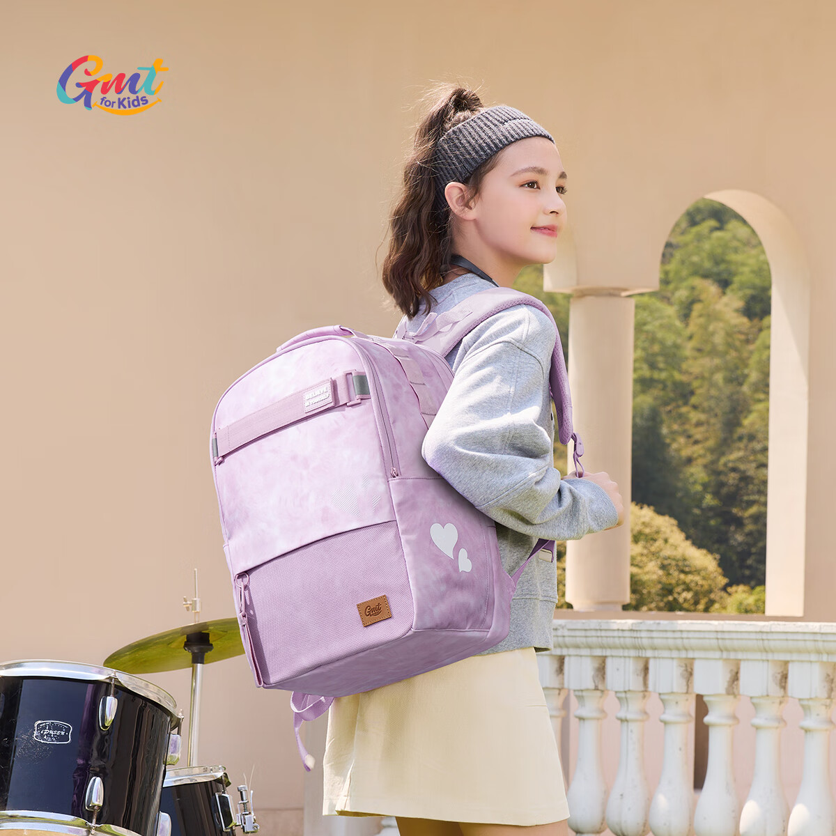 專利護(hù)脊：Gmt for kids 雙肩包大容量 減負(fù)書包 32L 669.92元