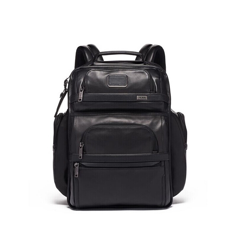 TUMI 途明 Alpha 3系列 男士皮革雙肩包 09603578DL3 黑色 6330元