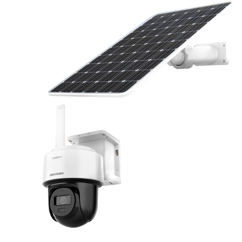 PLUS会员: HIKVISION 海康威视太阳能摄像头室户外4G终身免充值流量AOV技术AI检测监控器家用360度无死角带全景夜视 319.63元