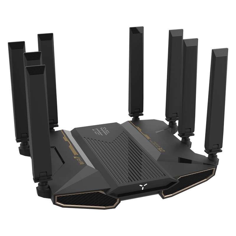 中兴（ZTE）【问天】BE7200Pro+ WiFi7家用路由器 双频聚合游戏加速 8颗独立信号放大器 满血2.5G网口 SR7410 462.54元（需领券）