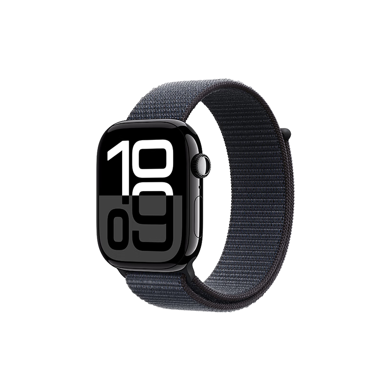 政府补贴，plus:Apple/ Watch Series 10 智能手表GPS款46毫米亮黑色铝金属表壳浓墨色回环式运动表带MX283CH/B 1939.16元（需领券）