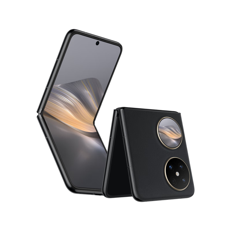 Plus會員：HUAWEI Pocket 2 國家補貼500元 超平整超可靠 全焦段XMAGE四攝 12GB+256GB 雅黑 華為折疊屏鴻蒙手機 4949元（需領券）