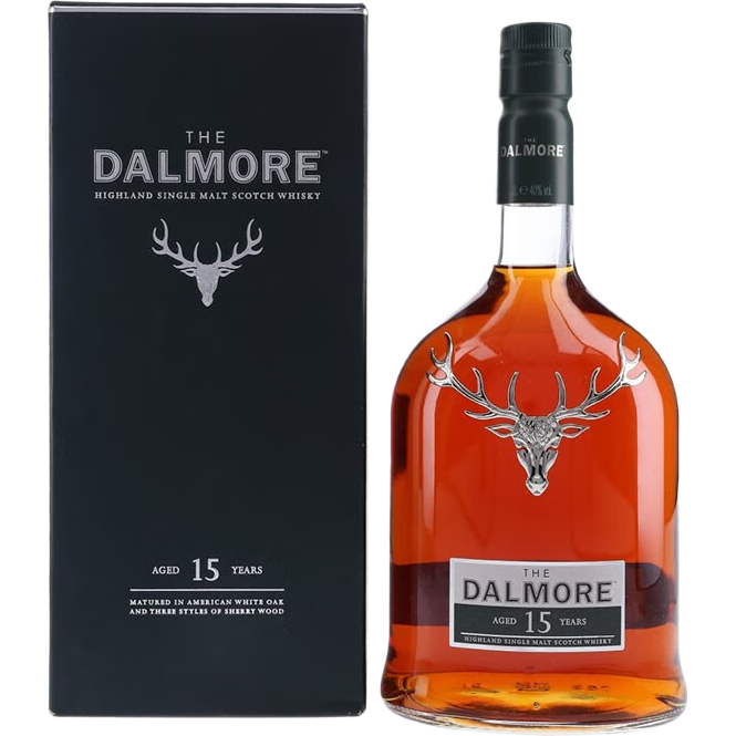 plus會(huì)員：大摩（DALMORE）15年 單一麥芽威士忌 1000ml 進(jìn)口洋酒(禮盒裝) 664.05元