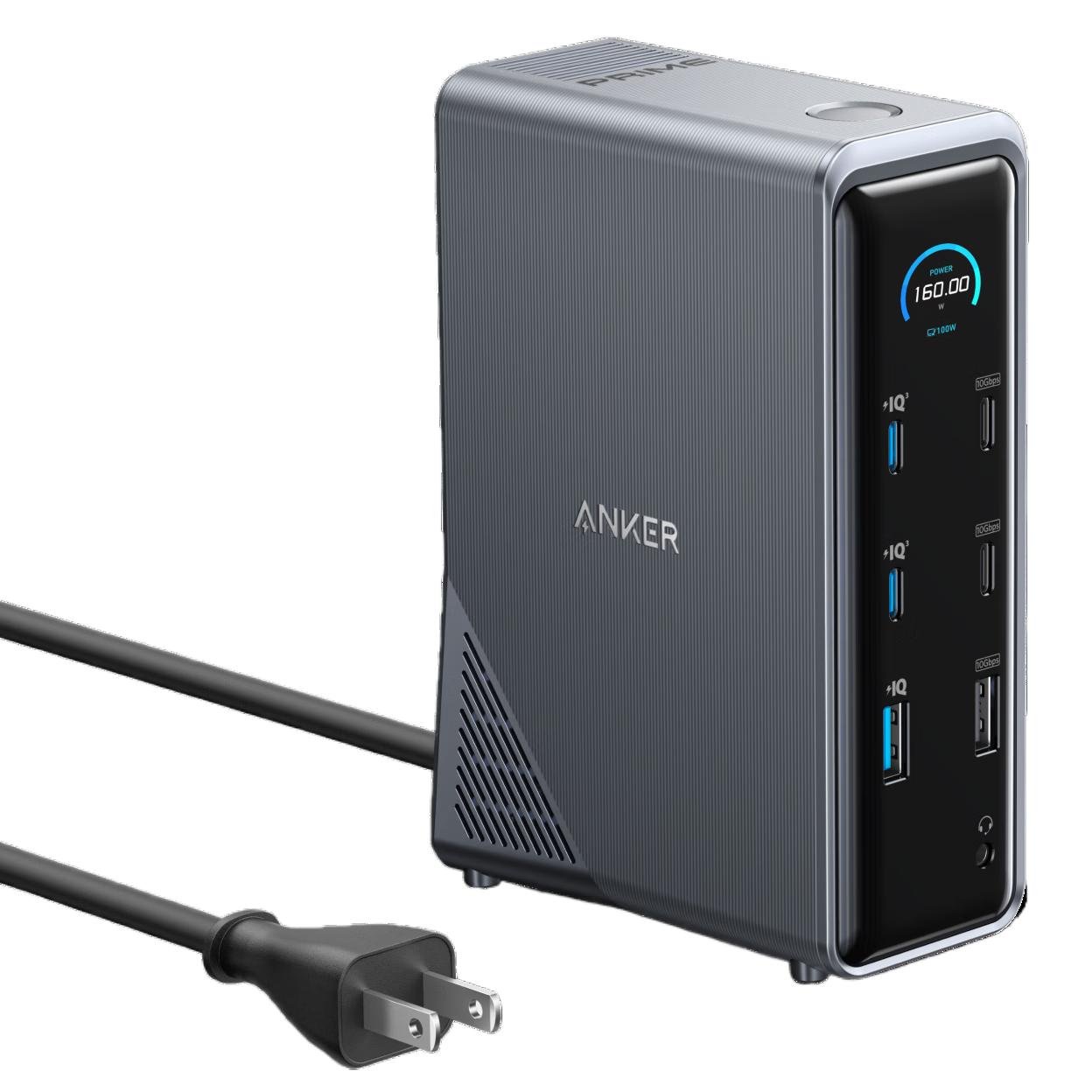 政府補貼，首購禮金，plus:ANKER Prime14合一安克桌面充擴展塢160W智控屏顯Type-C充電站10Gbps雙4K三屏異顯 適配windows/macOS 827.91元（需領券）