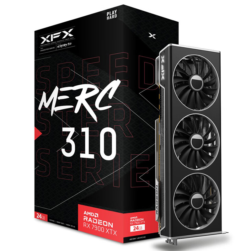 XFX 讯景 AMD Radeon RX7900 XTX Pro 24GB 海外版 显卡  6299元 包邮（多重优惠）