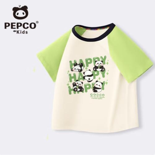 PEPCO 小猪班纳 男童纯棉插肩袖短袖t恤 *3件 47.7元（合15.9元/件）