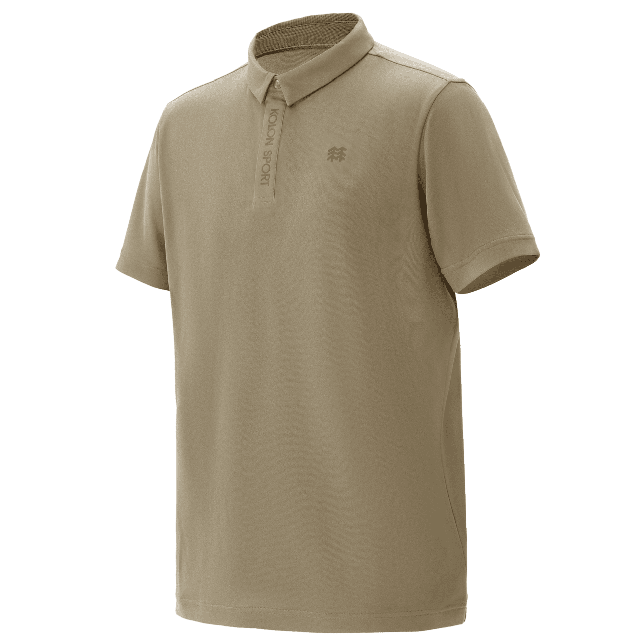 KOLON SPORT/可隆速干POLO 男士吸湿小翻领抗菌户外运动印花短袖 LHPT5MTT31-KK 卡其色 L 175/96A 517.5元（需领券）