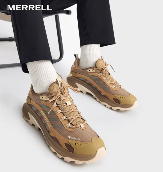 Merrell 邁樂 Moab Speed 2 Mid GTX 速徒 男女款戶外中幫防水防滑輕量徒步鞋 ￥454.37