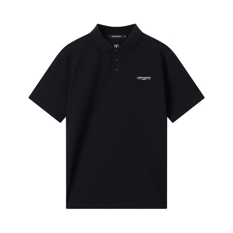 gxgjeans gxg.jeans 男装POLO衫夏季刺绣翻领短袖 63.35元