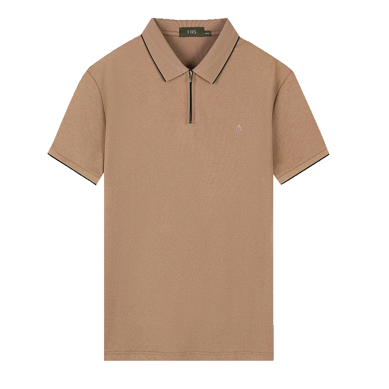 杉杉 桑蠶絲半拉鏈Polo 專區(qū) *3件 109元（合36.33元/件）