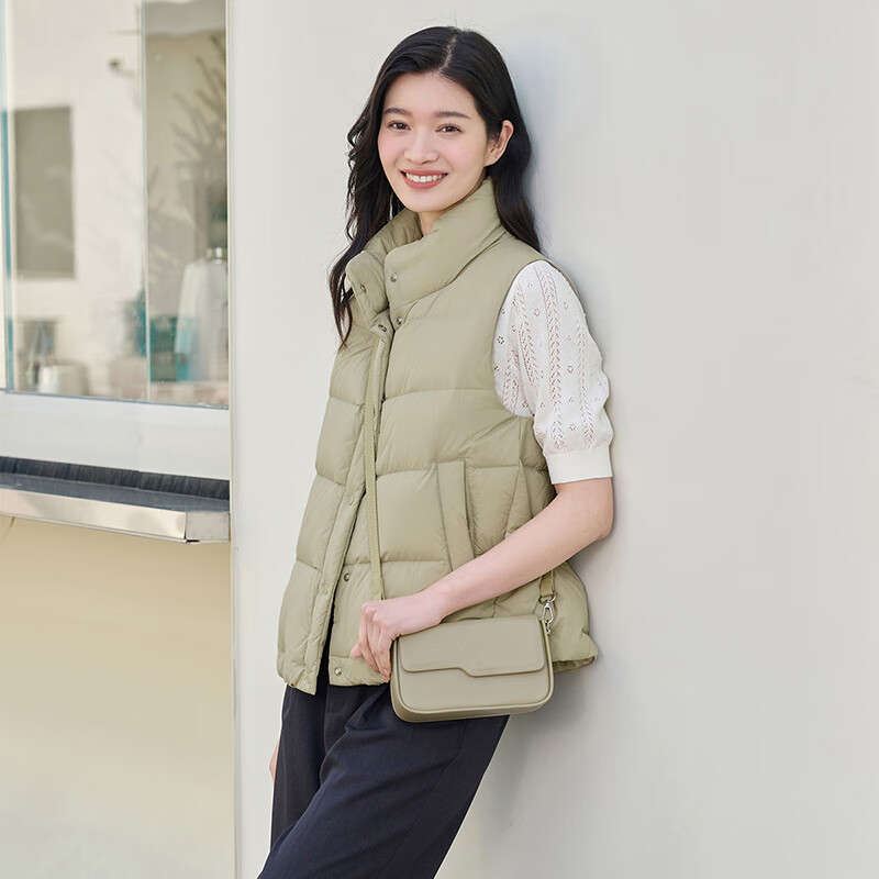 坦博尔 女士羽绒服短款马甲 券后129.1元