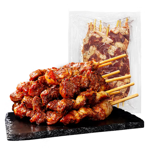 大希地 牛肉串240g 还有鸡排 牛排任选7件 10.57元（需买3件，需用券）