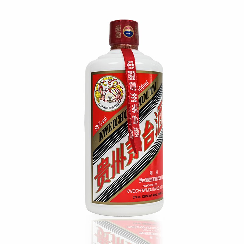 茅台 MOUTAI 飞天 53%vol 酱香型白酒 500ml 单瓶装（正品保障） 券后1550元