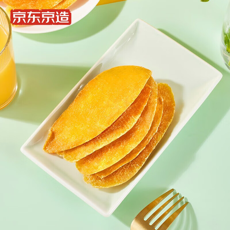 史低！京東京造 芒果干 72g*2袋 休閑零食 已售50萬+ 11.85元/件（需買5件）