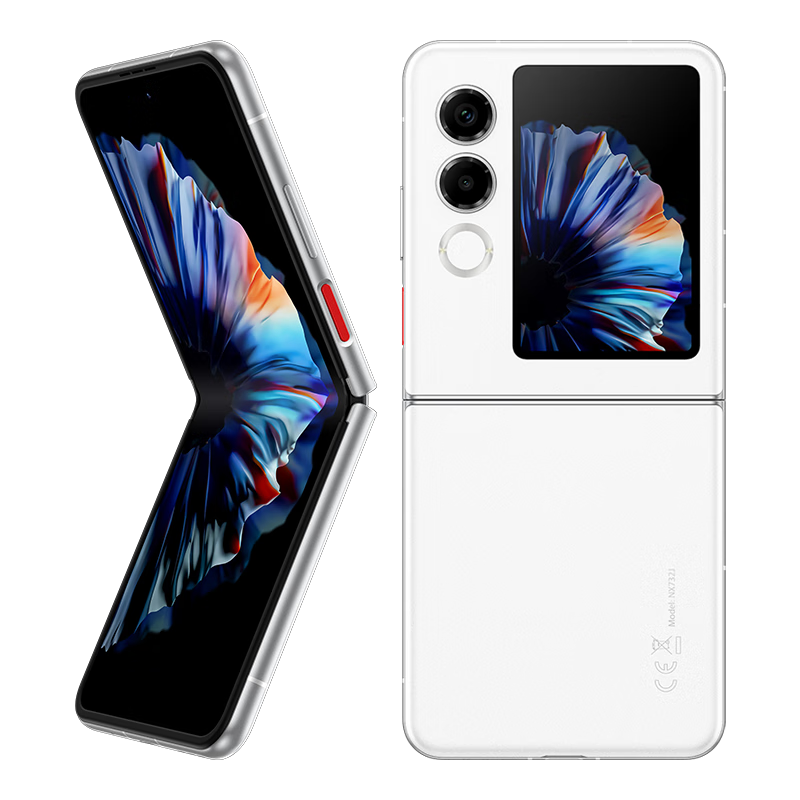 PLUS會(huì)員：nubia 努比亞 國(guó)民小折疊 Flip2 手機(jī) 12GB+256GB 雪鉆白 2751.14元包郵（需領(lǐng)券）