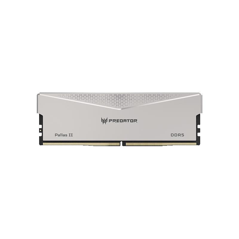 微信小程序、PLUS會員: 宏碁掠奪者（PREDATOR）48G(24G×2)套裝 DDR5 6000頻率 臺式機內存條 Pallas II 凌霜系列(C28)石耀黑 AI電腦存儲配件 989.01元