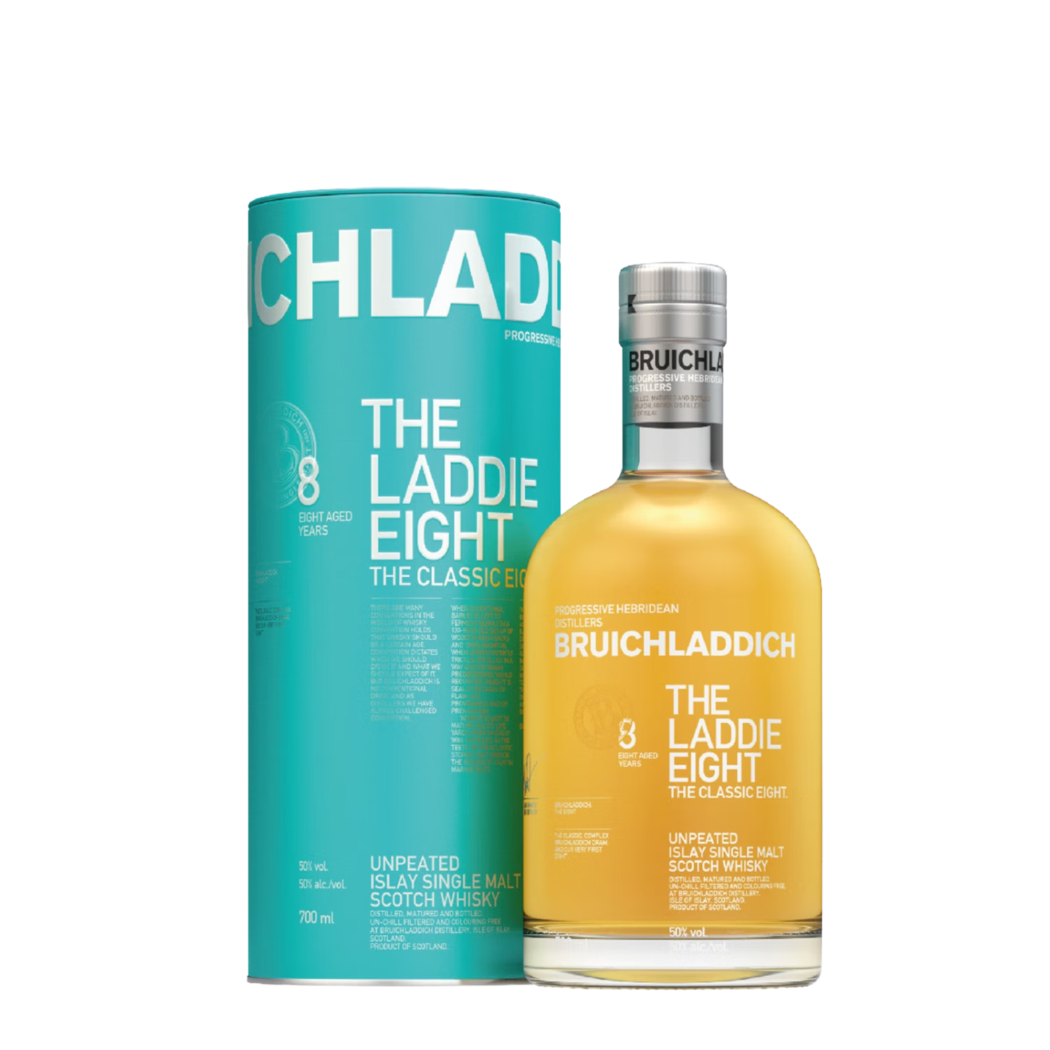 BRUICHLADDICH 布赫拉迪 8年 蘇格蘭艾雷島 單一麥芽威士忌 700ml 50度 禮盒裝微瑕品 券后196.71元