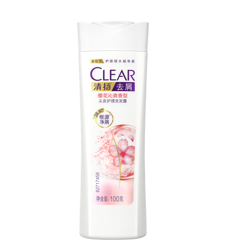 清揚(yáng) 去屑洗發(fā)水櫻花露香型 100g 2.51元