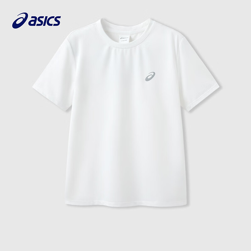 ASICS 亞瑟士 斷碼清倉！兒童吸濕速干短袖T恤 最大可穿175！ 券后49.1元