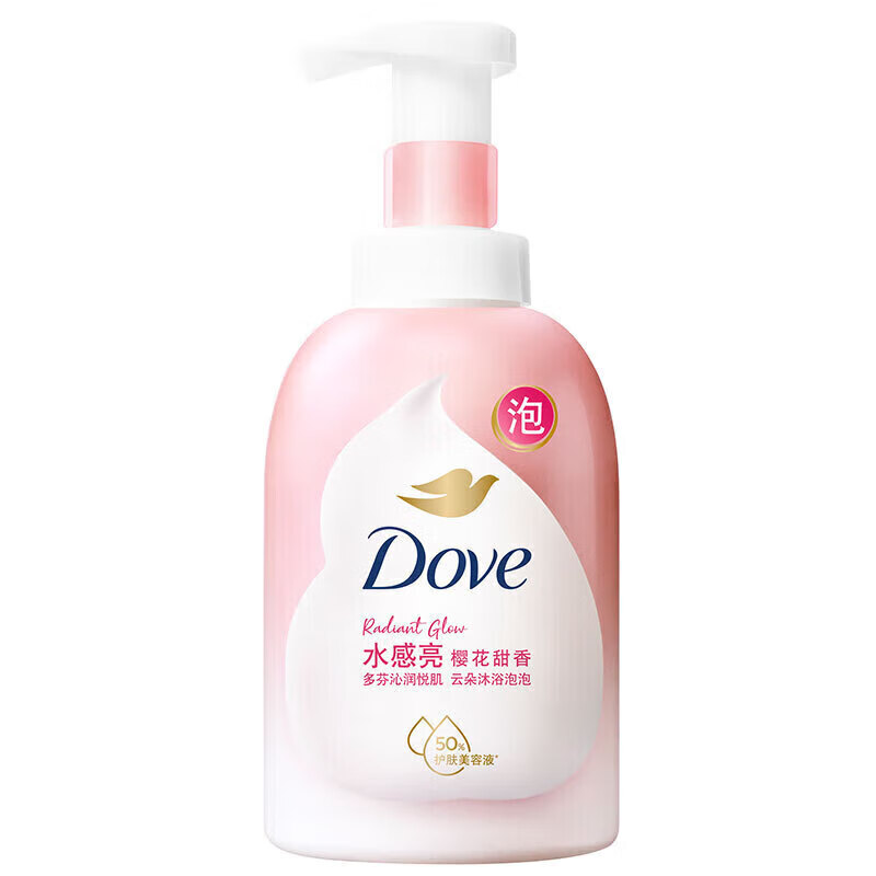 多芬 云朵泡泡 櫻花沐浴露沐浴乳 櫻花甜香 400ml 18.95元