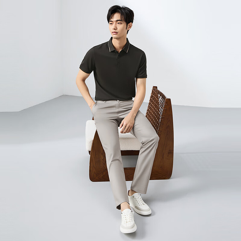柒牌 7A抗菌2A防螨 柒牌短袖POLO衫 69.1元