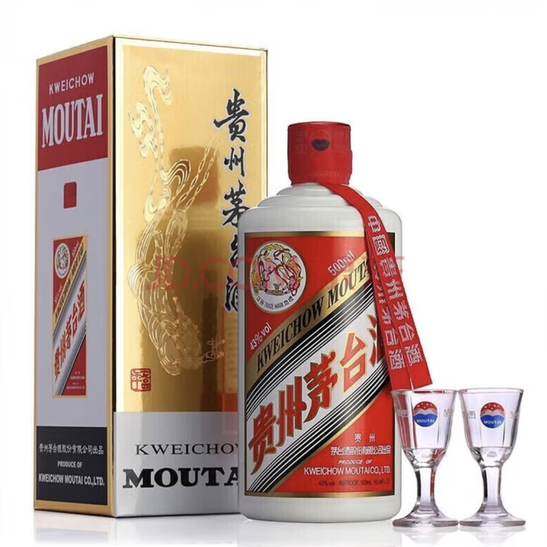 茅台 MOUTAI 43%vol 酱香型白酒 500ml 单瓶装 829元