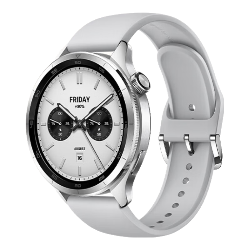 小米（MI）Xiaomi Watch S4 銀色 國家補貼 小米汽車su7鑰匙 澎湃OS2 心率血氧監(jiān)測 小米智能手表s4 男表女表 704.74元（需plus會員，需領(lǐng)券）