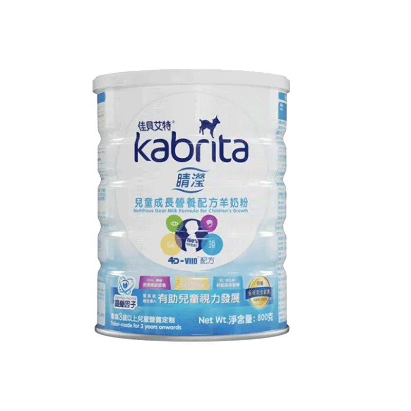 佳貝艾特（KABRITA）港版睛瀅800g/罐3-12歲兒童成長奶粉羊奶粉 DHA+葉黃素 458.8元（合152.93元/件）