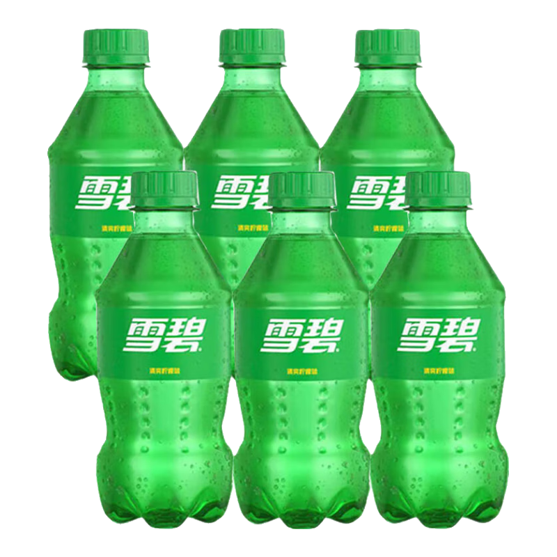 可口可乐（Coca-Cola） 碳酸饮料汽水 雪碧300ml*6瓶 5.8元（需领券）