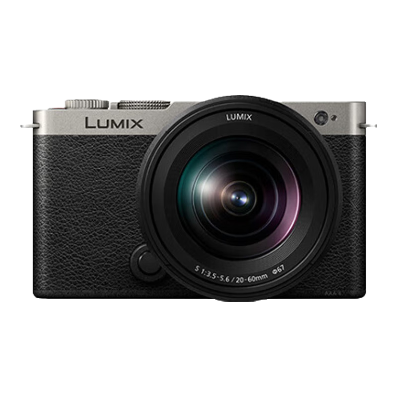 松下S9（20-60mm F3.5-5.6）套机（Panasonic）全画幅微单 实时Lut 滤镜直出 连接app极速分享 灰银 8579.9元