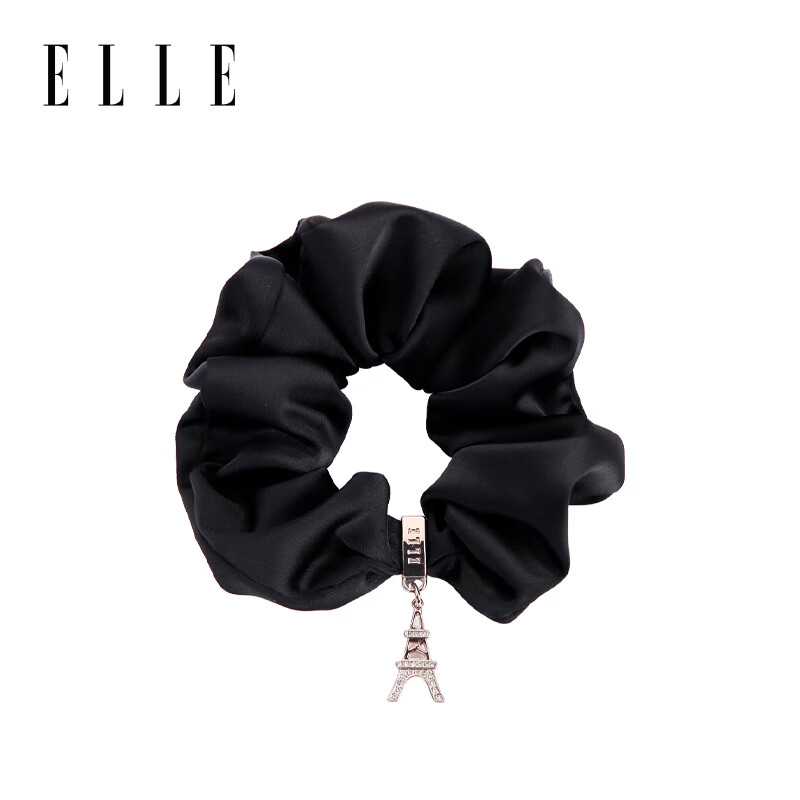ELLE 素色铁塔职业发圈皮筋简约发绳头绳生日送女友礼物多色可选 26.6元