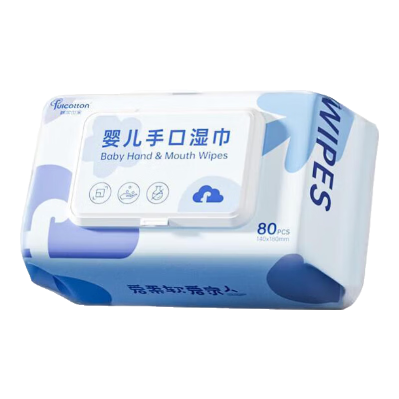 FulCotton 棉柔世家 嬰兒濕巾 80抽*1包 0.89元