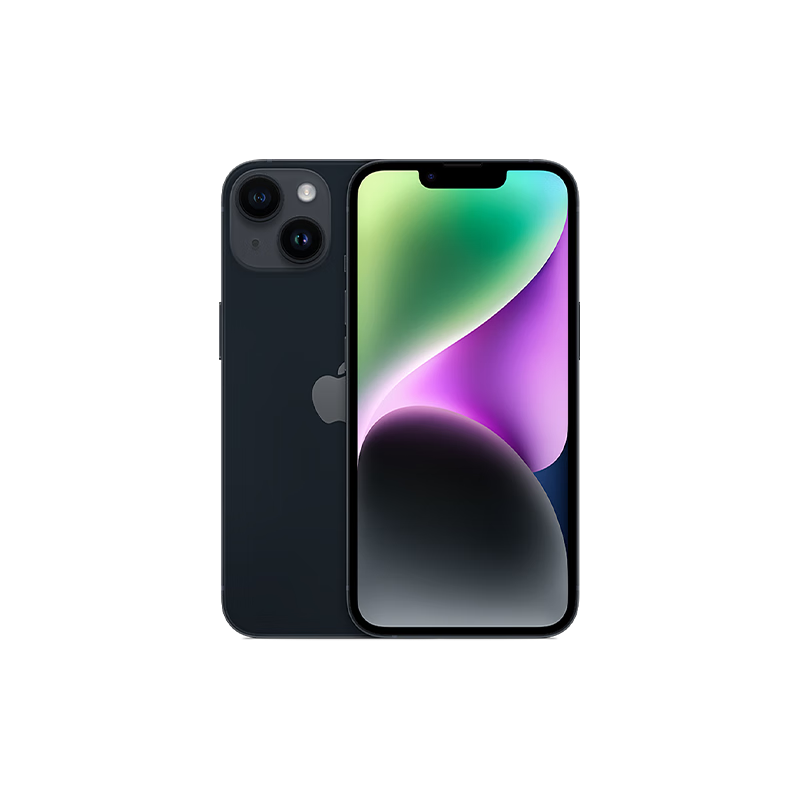 Apple/苹果 iPhone 14 (A2884) 128GB 午夜色 支持移动联通电信5G 双卡双待手机 2881.51元