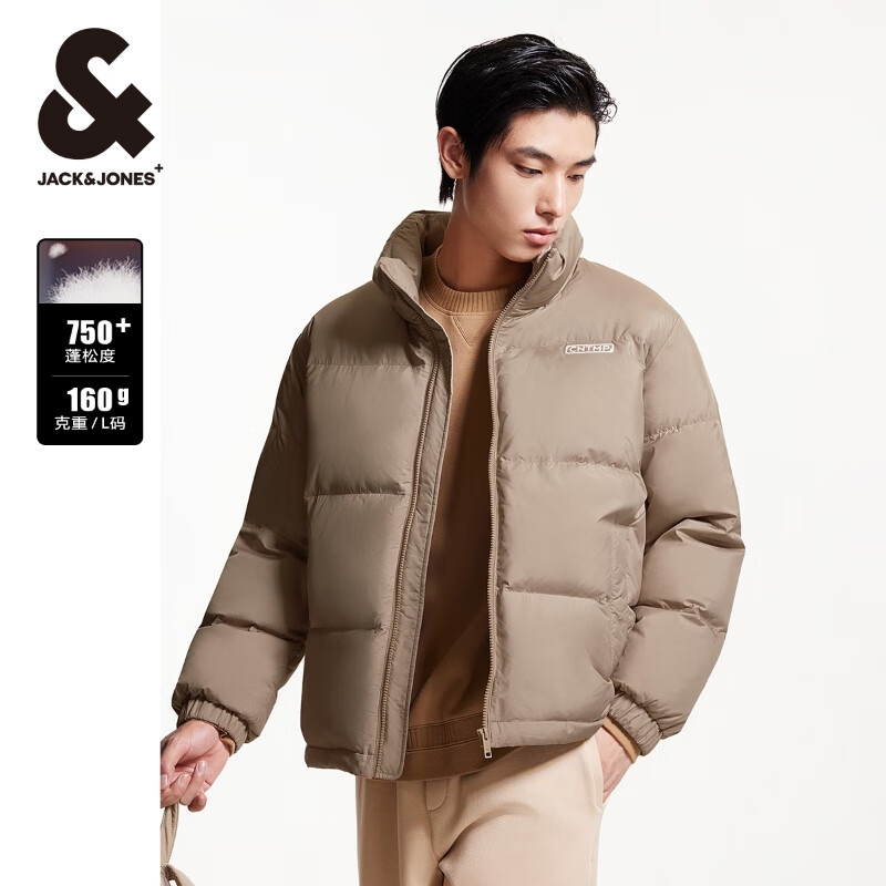 杰克琼斯 冬季防泼水羽绒服合集 224412043浅卡其 券后228.1元