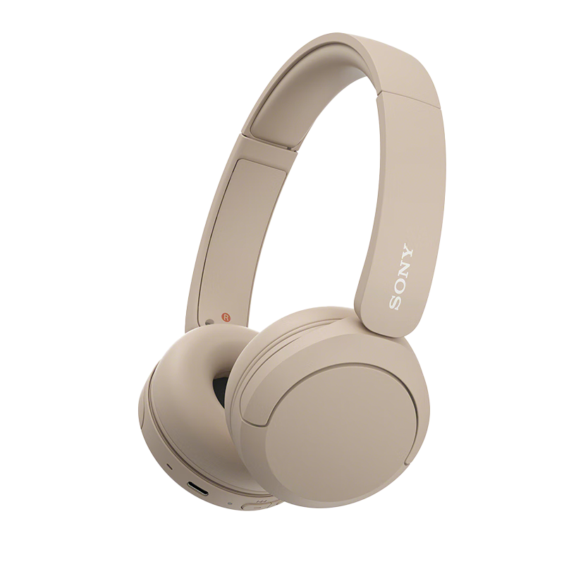 限地區(qū)、plus:索尼（SONY）WH-CH520 舒適高效無線頭戴式藍(lán)牙耳機(jī) 舒適佩戴 音樂耳機(jī) 米色 190.47元