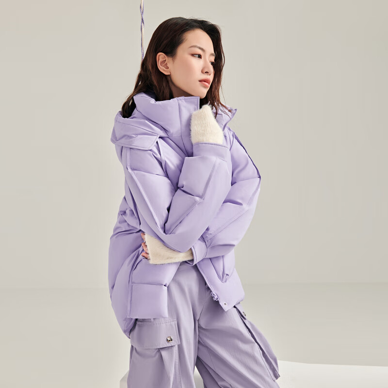 雪中飞 百搭经典时尚女士羽绒服 129元（需领券）
