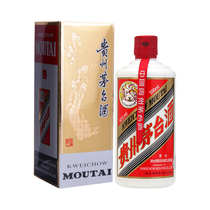 京东PLUS：茅台 MOUTAI 53%vol 酱香型白酒 500ml 单瓶装 2169.77元