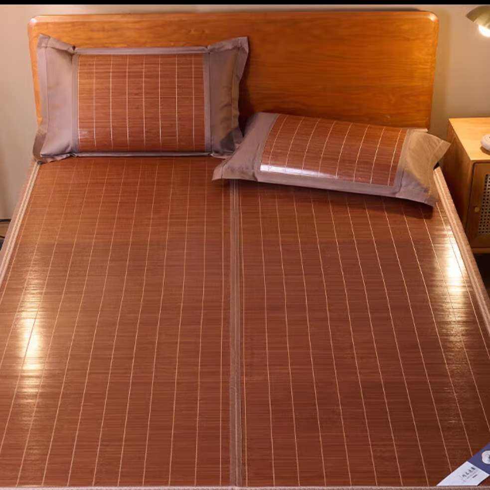 冰丝竹席 碳雅款【配冰丝枕套】 加厚款 80cm*190cm 14元