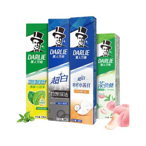 好来 原黑人 超白小苏打薄荷茶倍健牙膏 4支715g 30.9元（61.8元/2件）