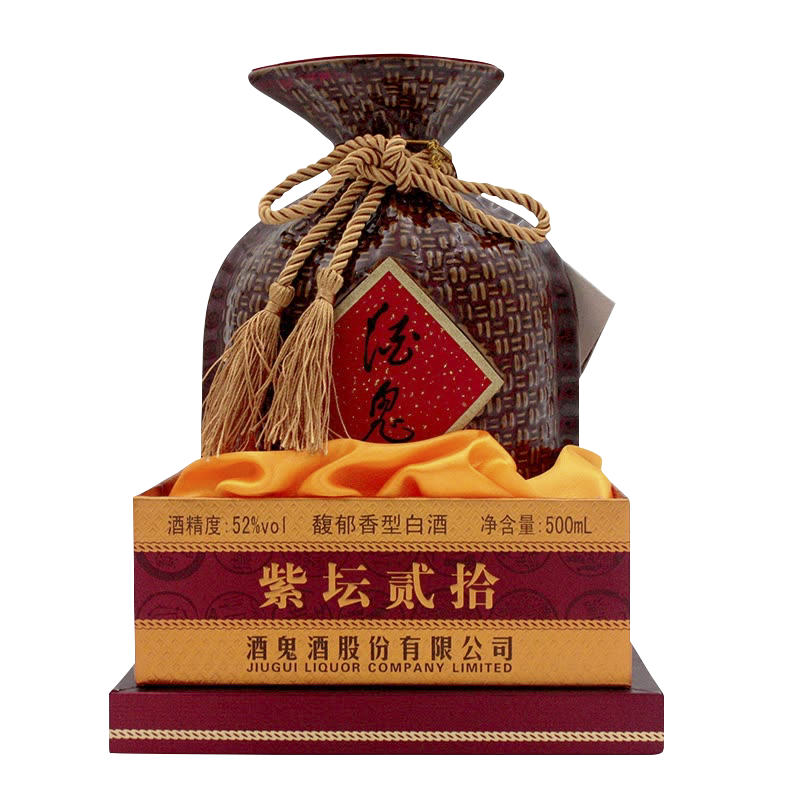 酒鬼 紫坛 52° 馥郁香型 500ml 1瓶 326.5元