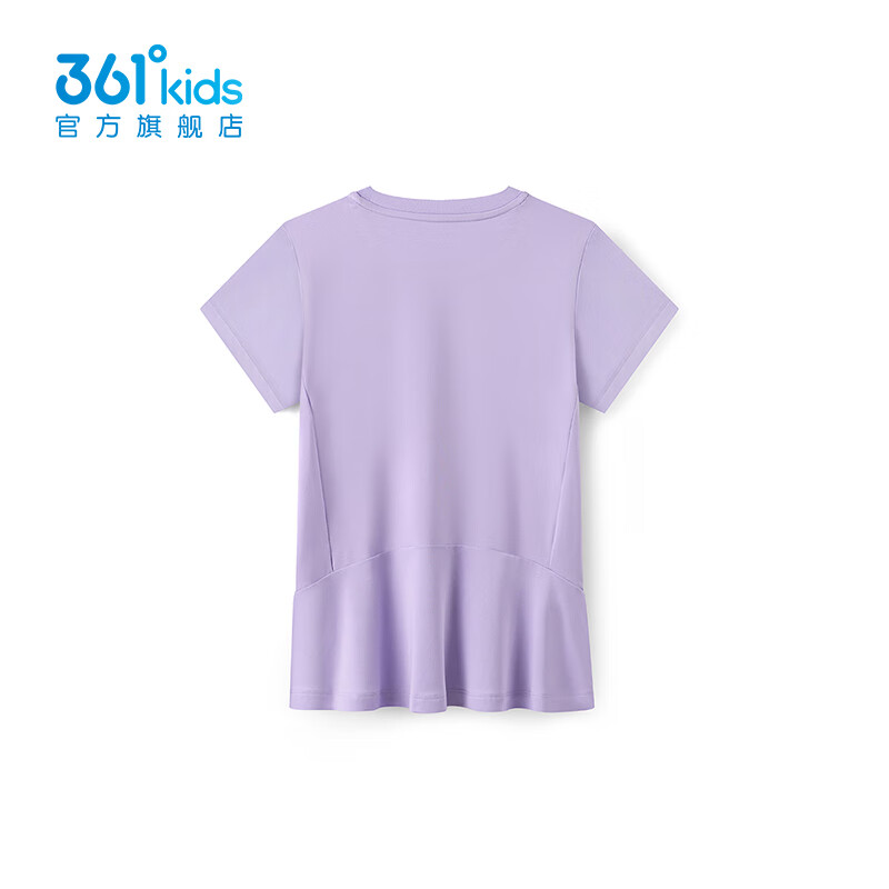 361° 童装女童短袖 浅兰紫 150 cm 150cm 23元（需买3件，需用券）