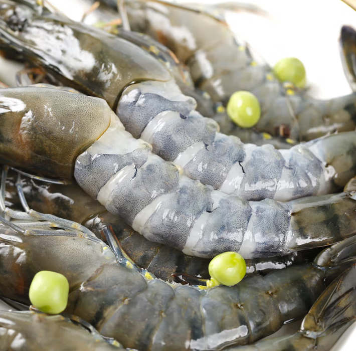 万景 精选单冻黑虎虾（大号31-40只）净重1kg  ￥56.21